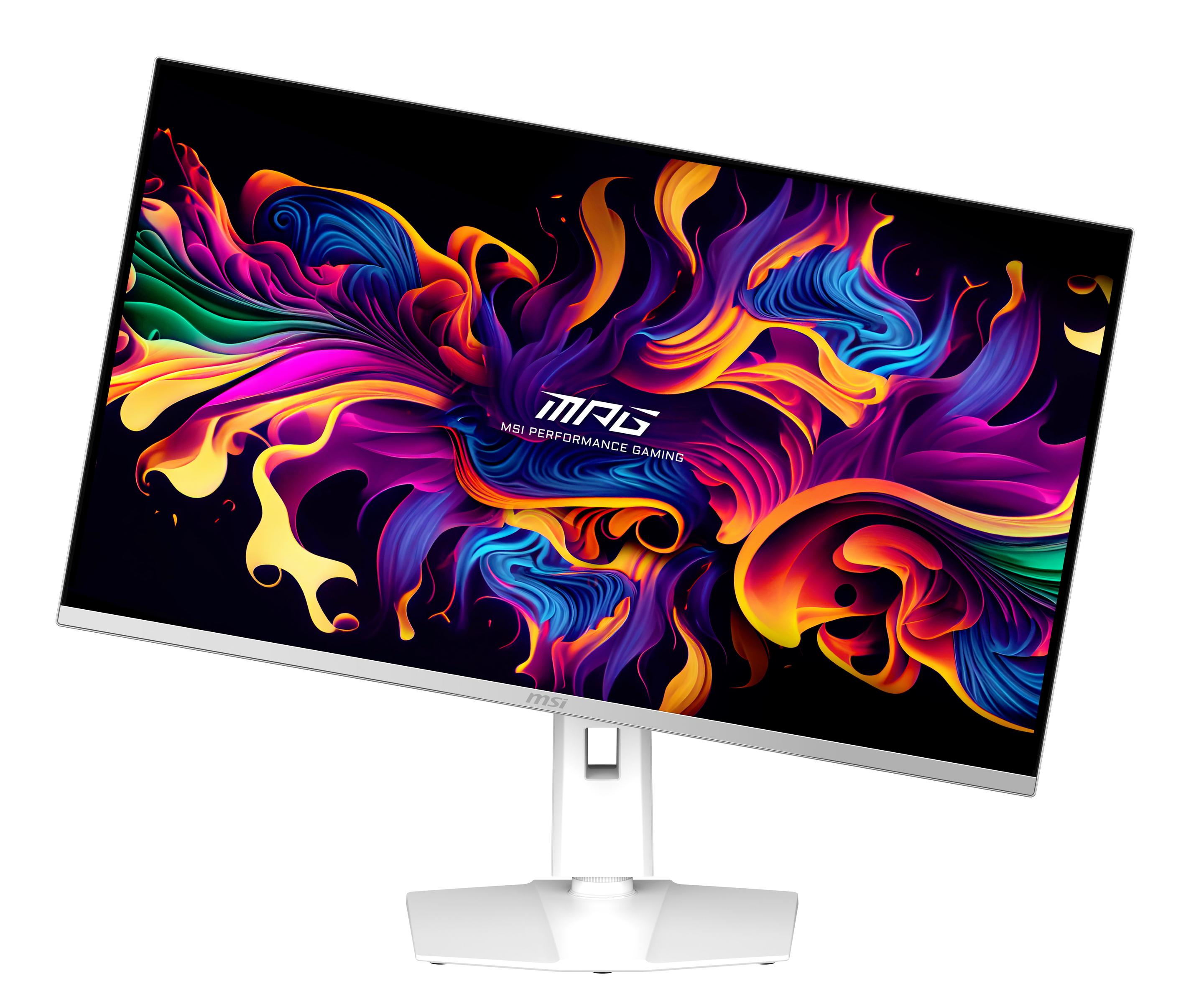 Monitor MSI MPG 321URXW QD-OLED (31,5" - QD-OLED - 240 Hz - Branco) — miniatura 3