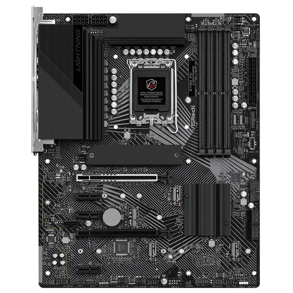 Motherboard ASROCK Z790 PG Lightning (LGA 1700 - ATX - Duplo canal - Prateado), miniatura 3