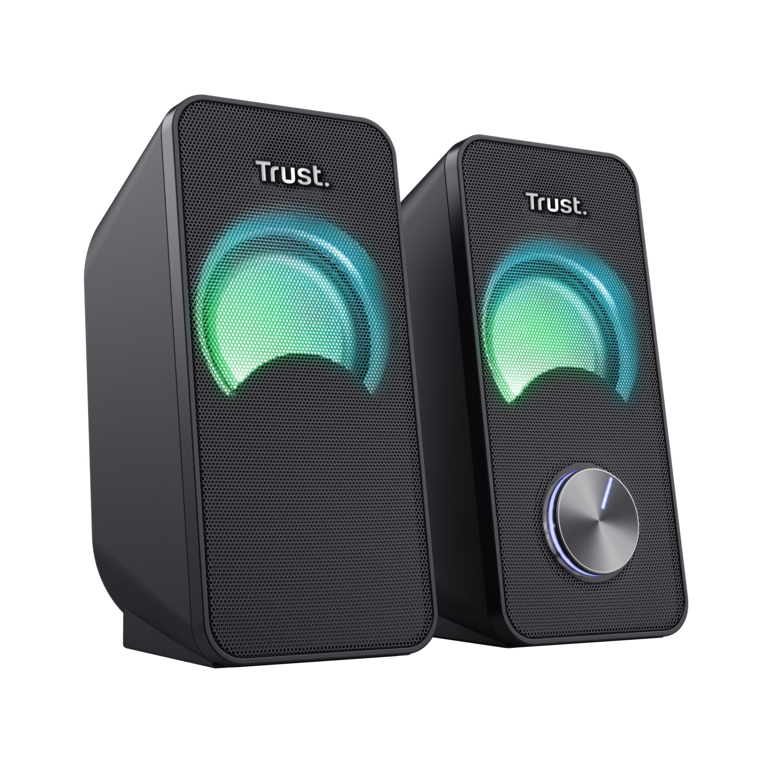 Colunas TRUST Arys Compact RGB 2.0 (Com fios - 6 W - 2.0 canais - Preto), miniatura 3