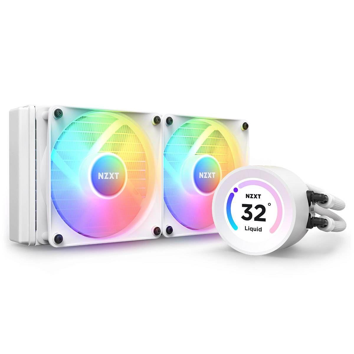 Sistema de Refrigeração Líquida NZXT Kraken Elite 240 RGB (120 mm - 1800 RPM - Multi - Branco), miniatura 2