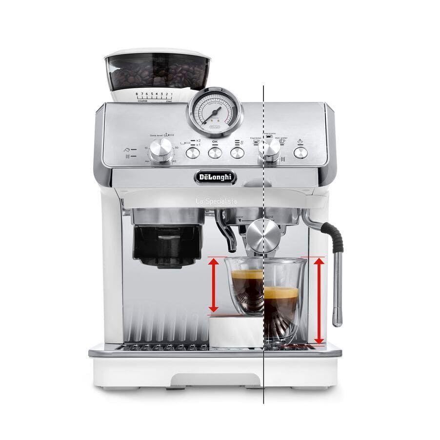 Máquina de Café Expresso DELONGHI La Specialista Arte EC 9155.W (Grãos de café - 1400 W - 15 bar - Branco), miniatura 3