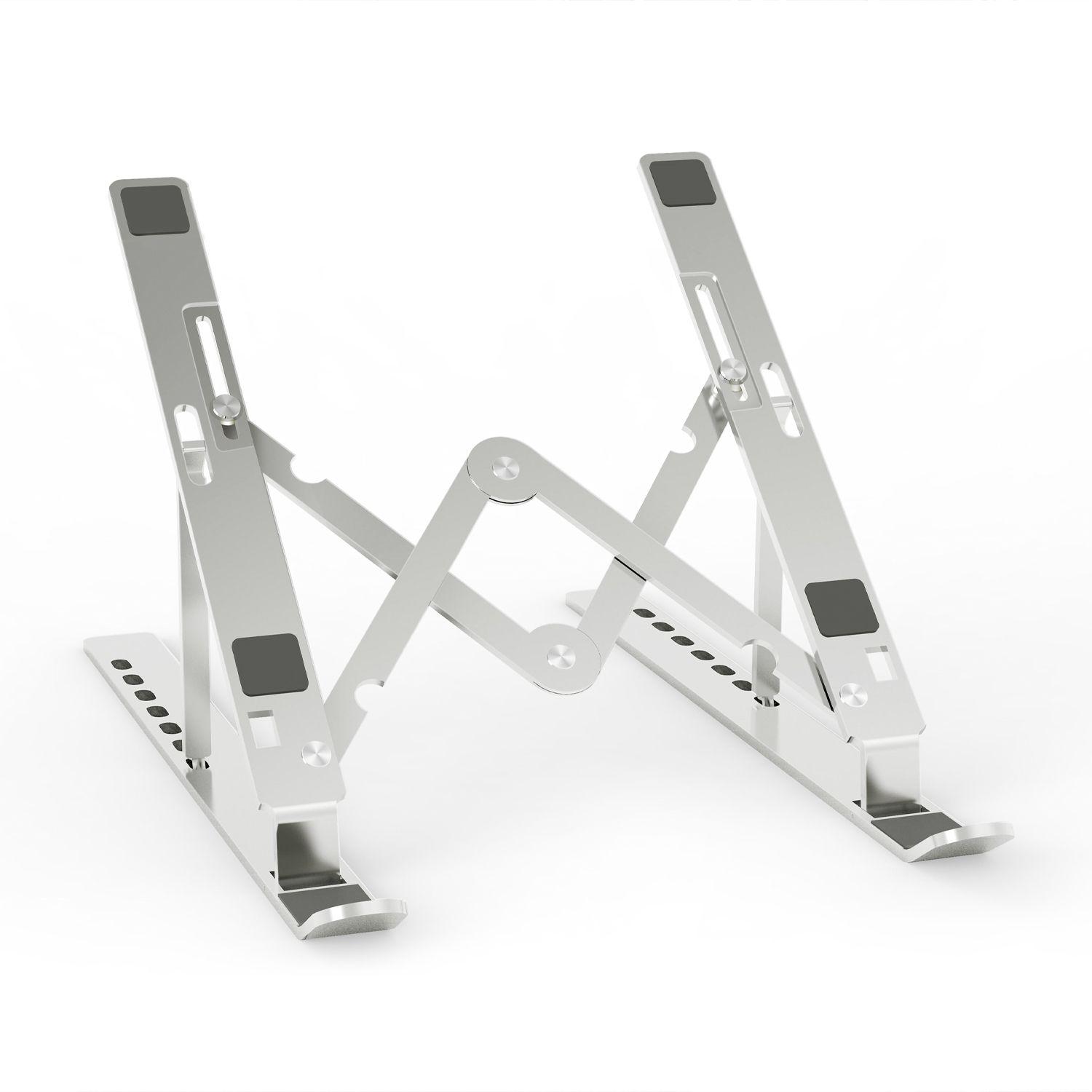 Suporte de Secretária para Portátil e Tablet AISENS LPS3M-177 (38,1 cm - Prateado)