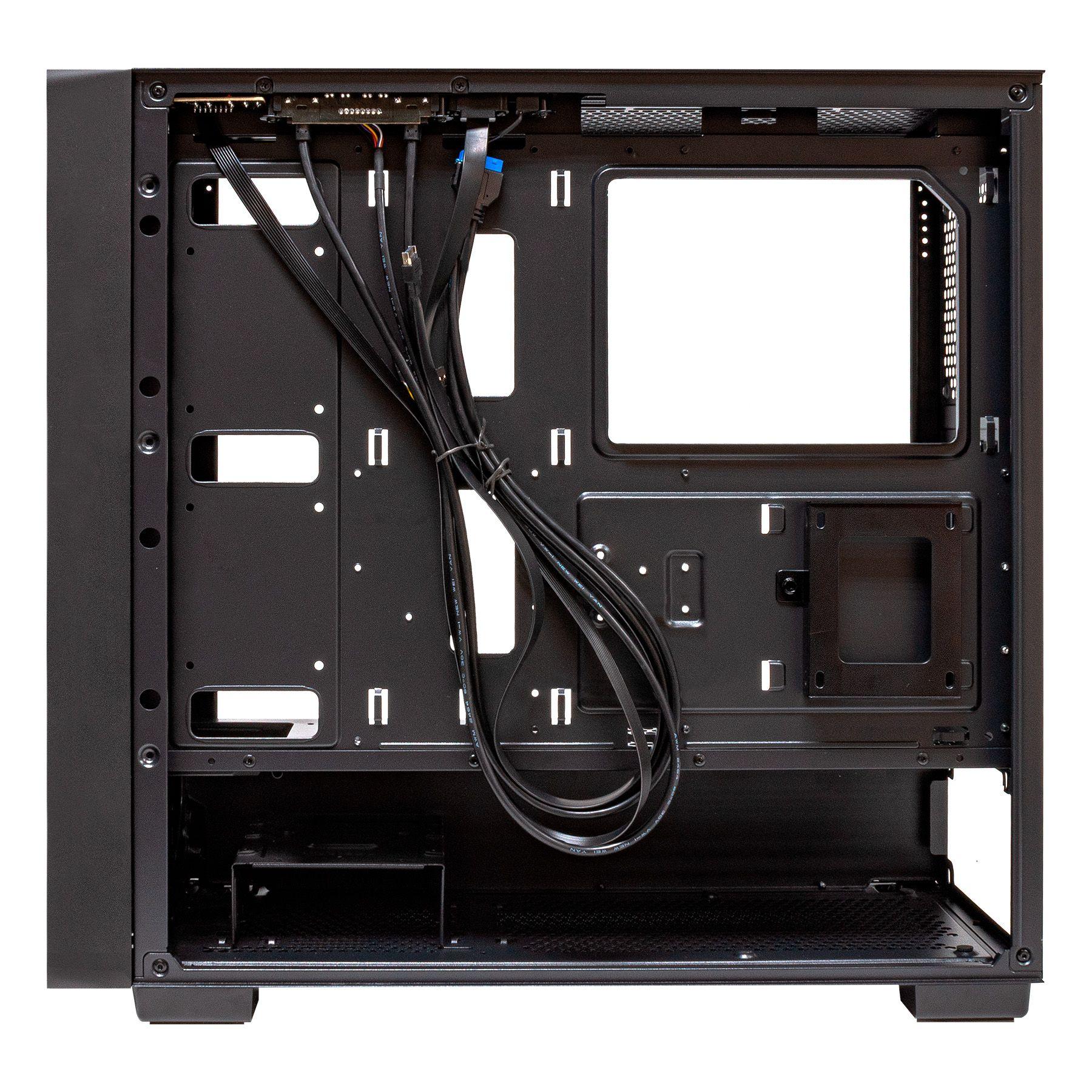 Caixa PC UNYKACH Revelat Mesh Black (ATX, Micro ATX - Midi Tower - ARGB multicolor - Preto) — miniatura 4