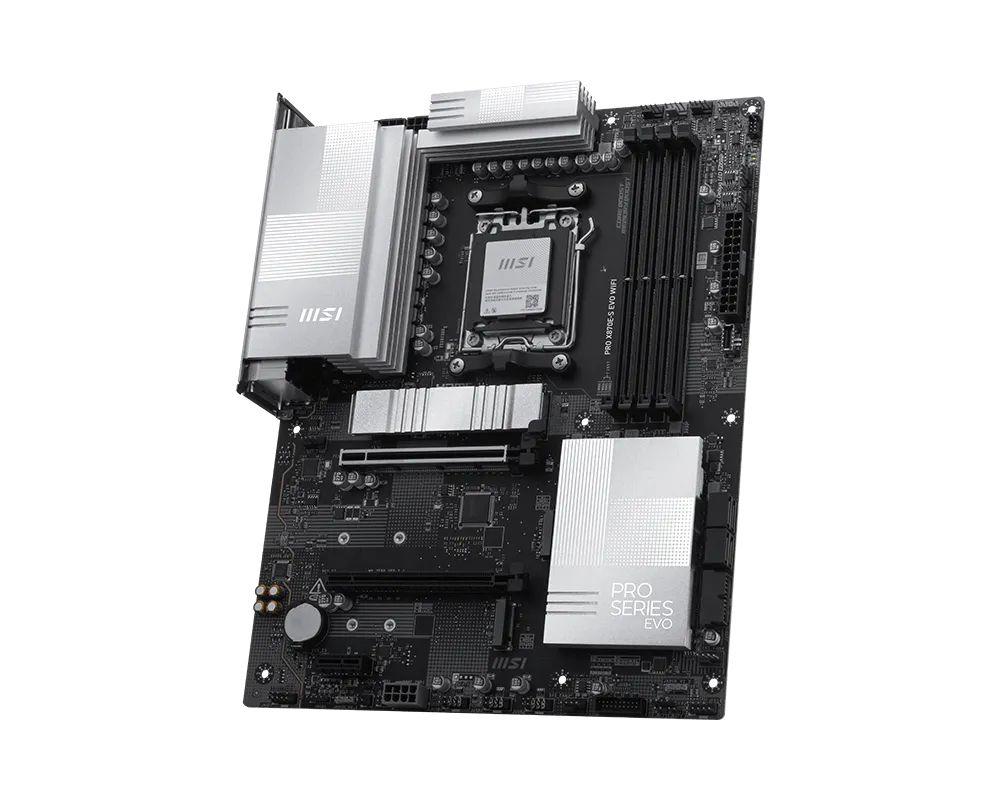 Motherboard MSI PRO X870E-S EVO WIFI (AM5 - ATX - Duplo canal - Preto), miniatura 2