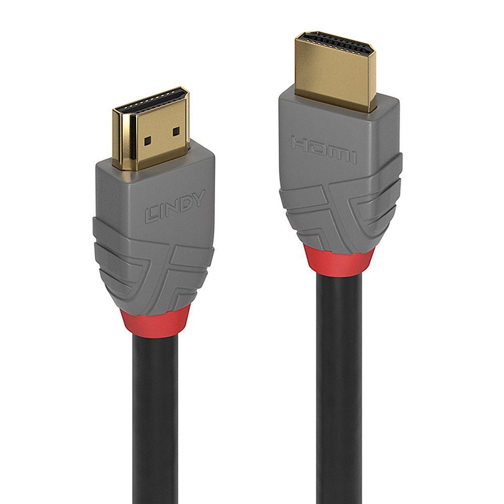 Cabo HDMI LINDY 36964 (3 m - HDMI Type A - Preto e Cinzento)