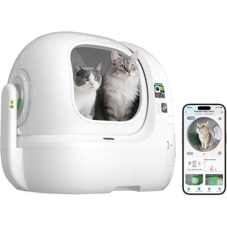 Caixa de Areia PETKIT Purobot Max Pro 2 P9904/T5-2C-EU (Câmara com IA - Branco)
