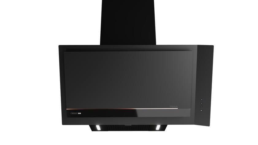 Exaustor de Parede TEKA DVI88G1 EOS BM (Altura 80-110 cm - 80 cm - 44 cm - Preto)