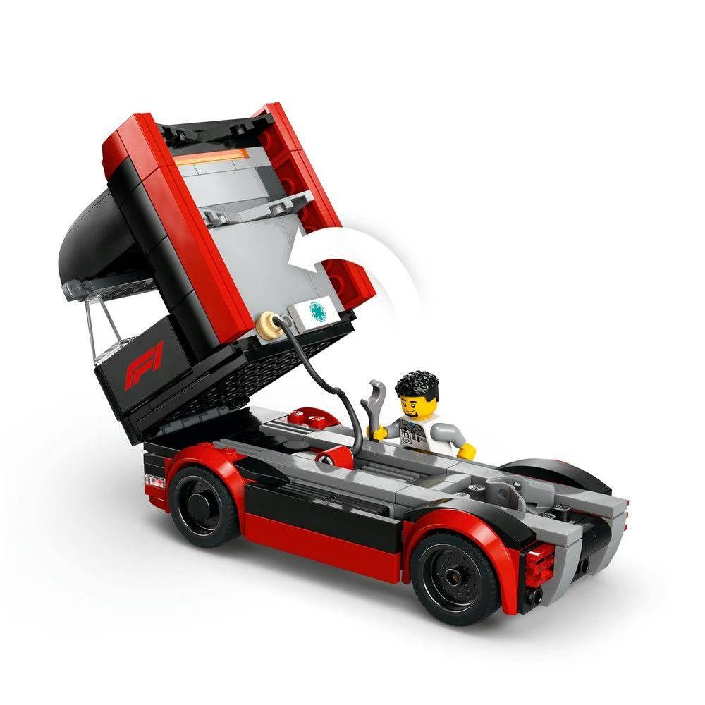 LEGO 60445 City Camião de F1® com Carros de F1® RB20 e AMR24 (8+ anos - 1086 peças), miniatura 4