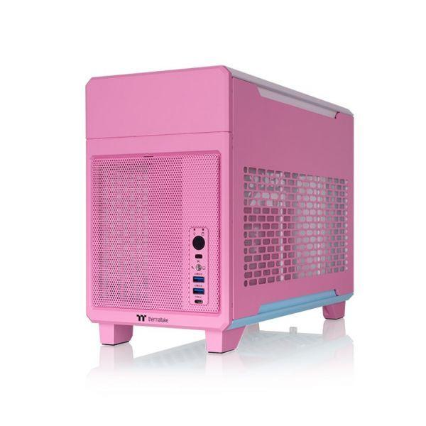 Caixa PC THERMALTAKE TR100 Bubble Pink (Mini-ITX - SFX, SFX-L - 2.5" - Rosa) — miniatura 3