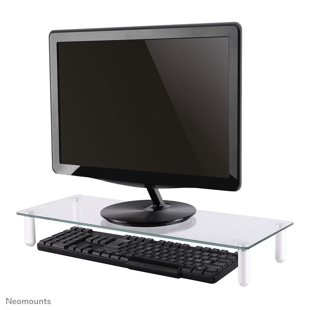 Suporte de Monitor NEOMOUNTS NSMONITOR10 (25 kg - Transparente)