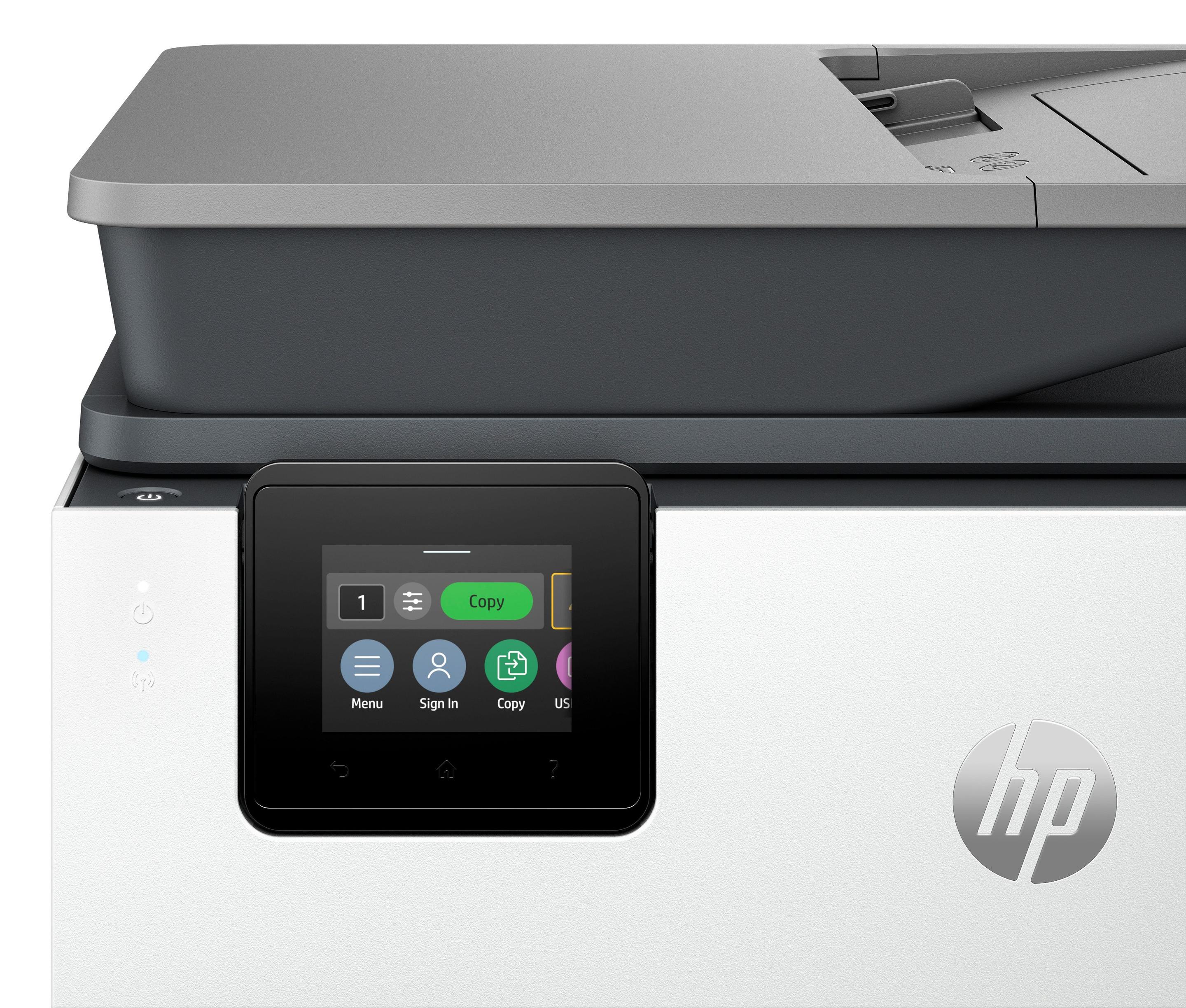 Impressora Multifunções HP OfficeJet Pro 9120b (A4 - Impressão a cores - 250 folhas - Cinzento), miniatura 3