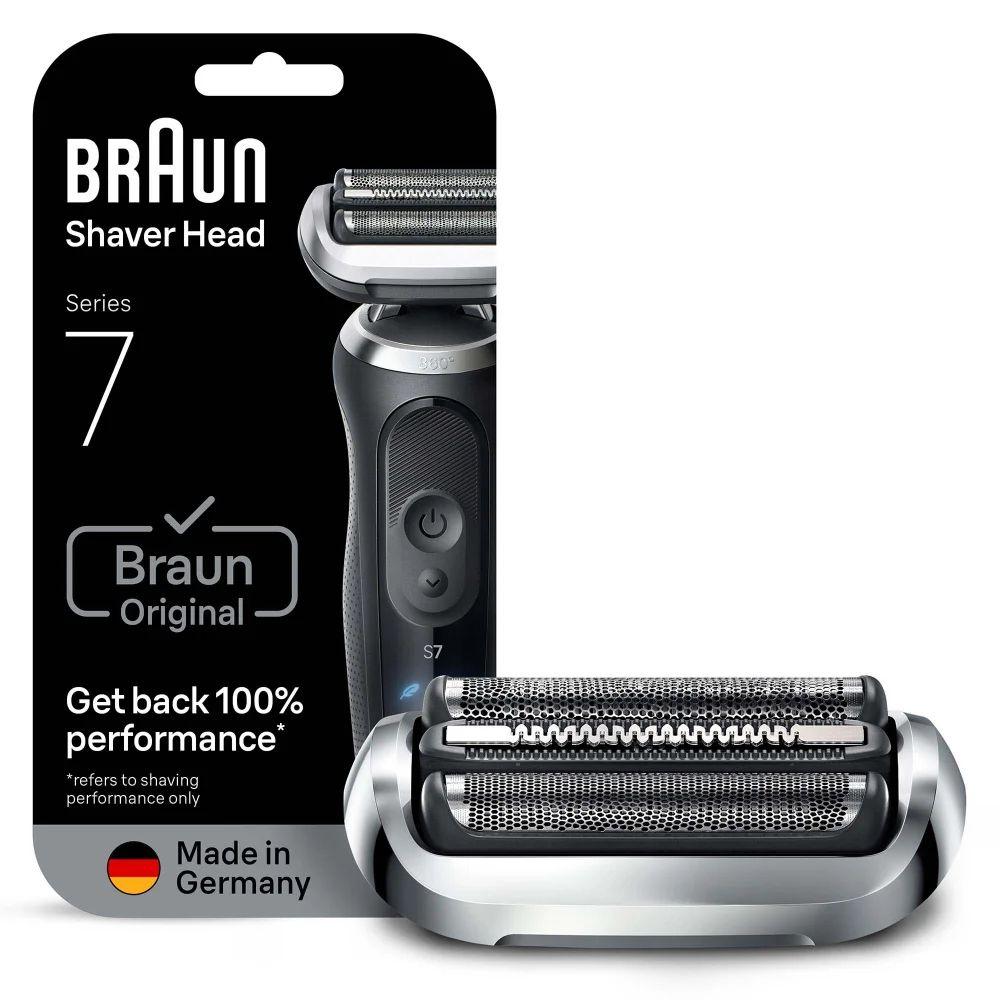 Cabeça de Substituição para Máquina de Barbear BRAUN 74S (Preto e Aço Inoxidável)