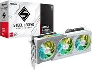 Placa Gráfica ASROCK Radeon RX 9060 XT Steel Legend 16GB OC (AMD Radeon RX 9060 XT - 16 GB - GDDR6 - Branco)