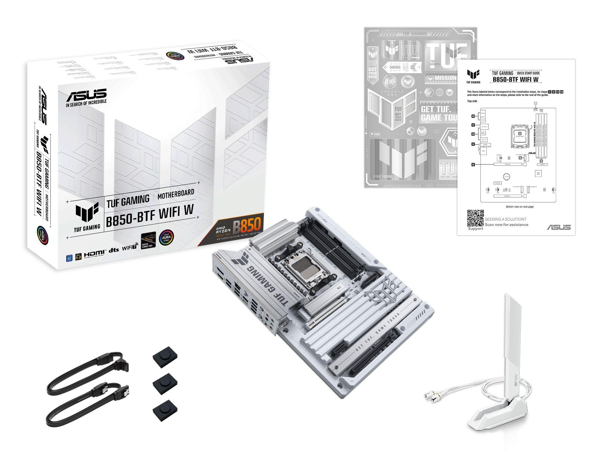 Motherboard ASUS TUF GAMING B850-BTF WIFI W (AM5 - ATX - Duplo canal - Branco), miniatura 5