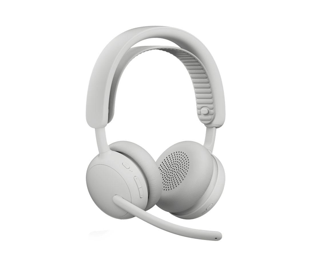 Headset LOGITECH Zone Wireless 2 ES (Binaural - Com fios e sem fios - Supra-aural - Branco), miniatura 4