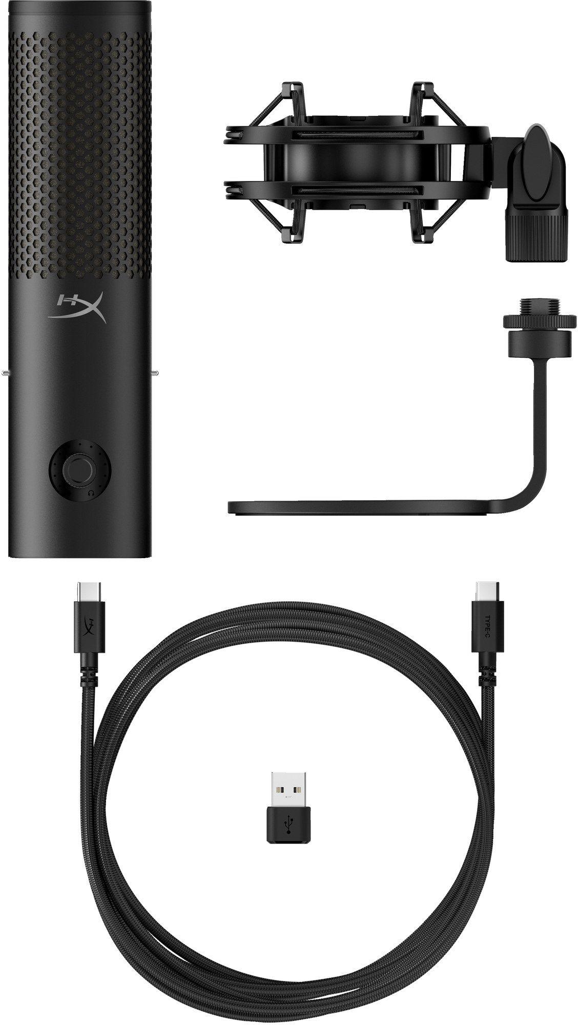 Microfone HYPERX QuadCast 2 S (Microfone de mesa - Com fios - USB - Preto), miniatura 5