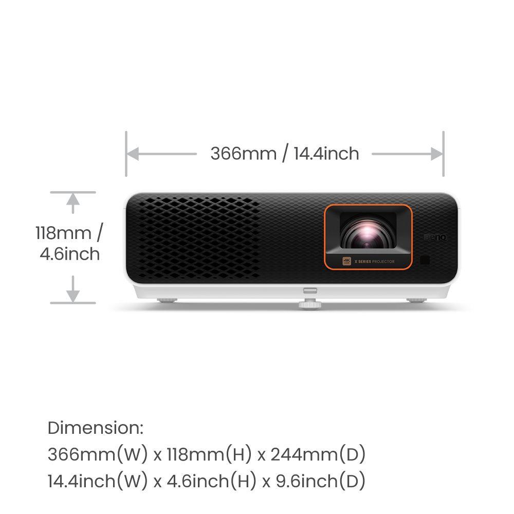 Projetor BENQ X500i (UHD 4K - Android TV 11 - 2200 ANSI lumens - Preto e Branco) — miniatura 7