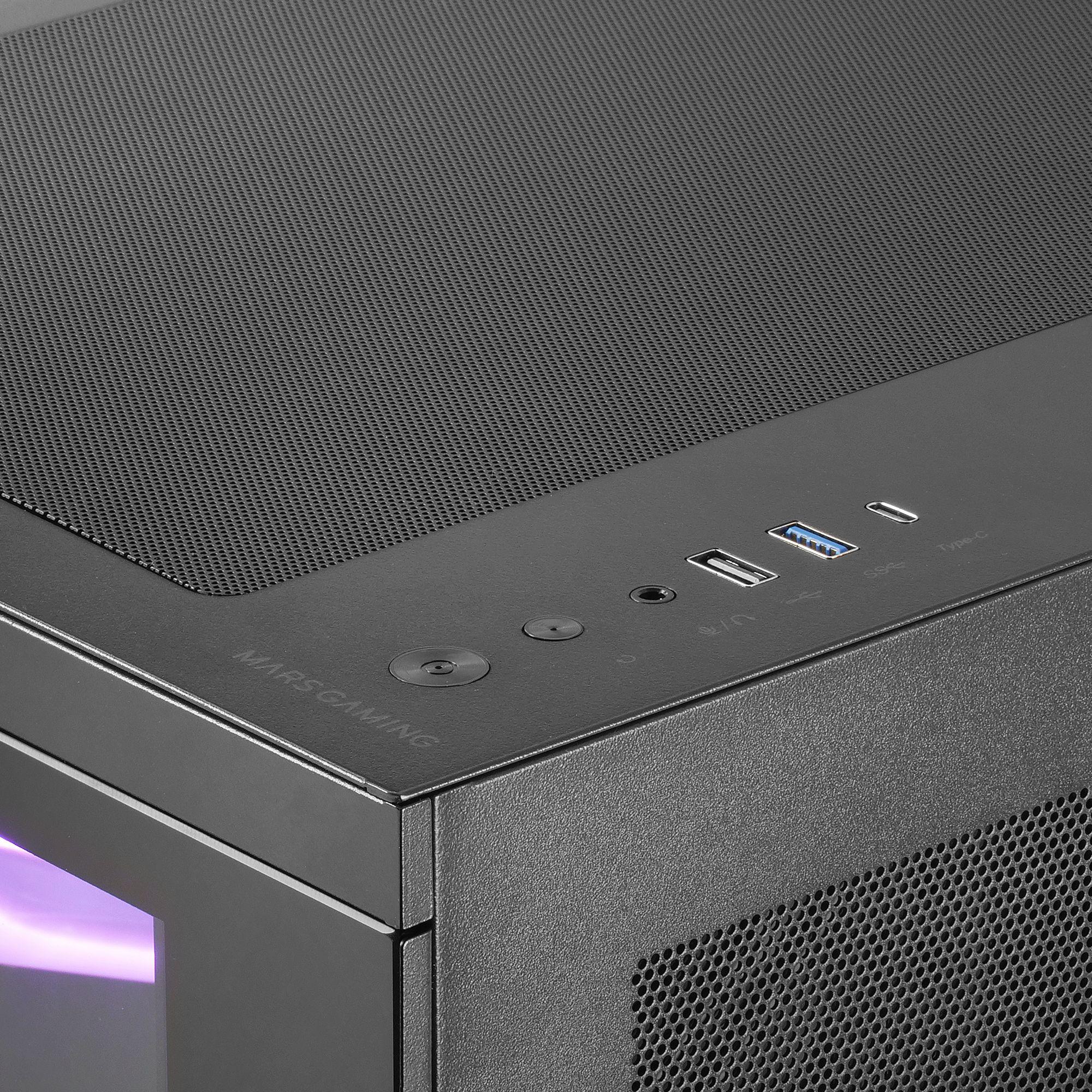 Caixa Micro-ATX MARS GAMING MC3TCORELCDM (Ecrã IPS 7,2" - Preto) — miniatura 3