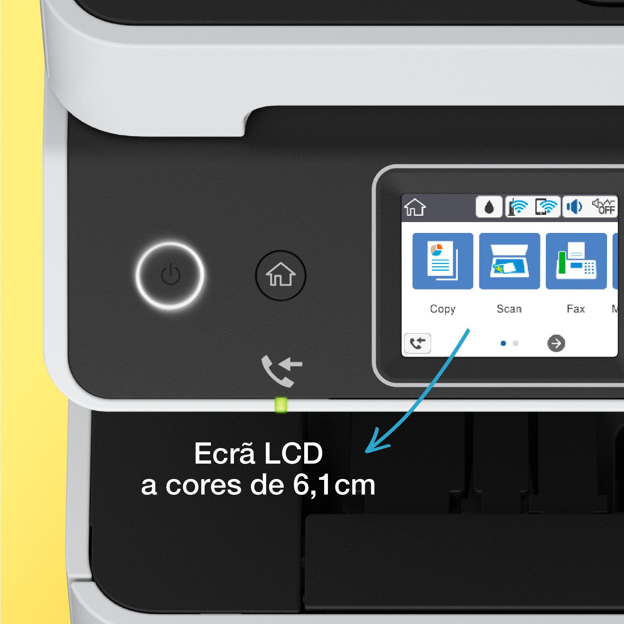 Impressora Multifunções EPSON EcoTank Pro ET-5185 (A4 - Impressão a cores - 250 folhas - Preto e Branco), miniatura 6