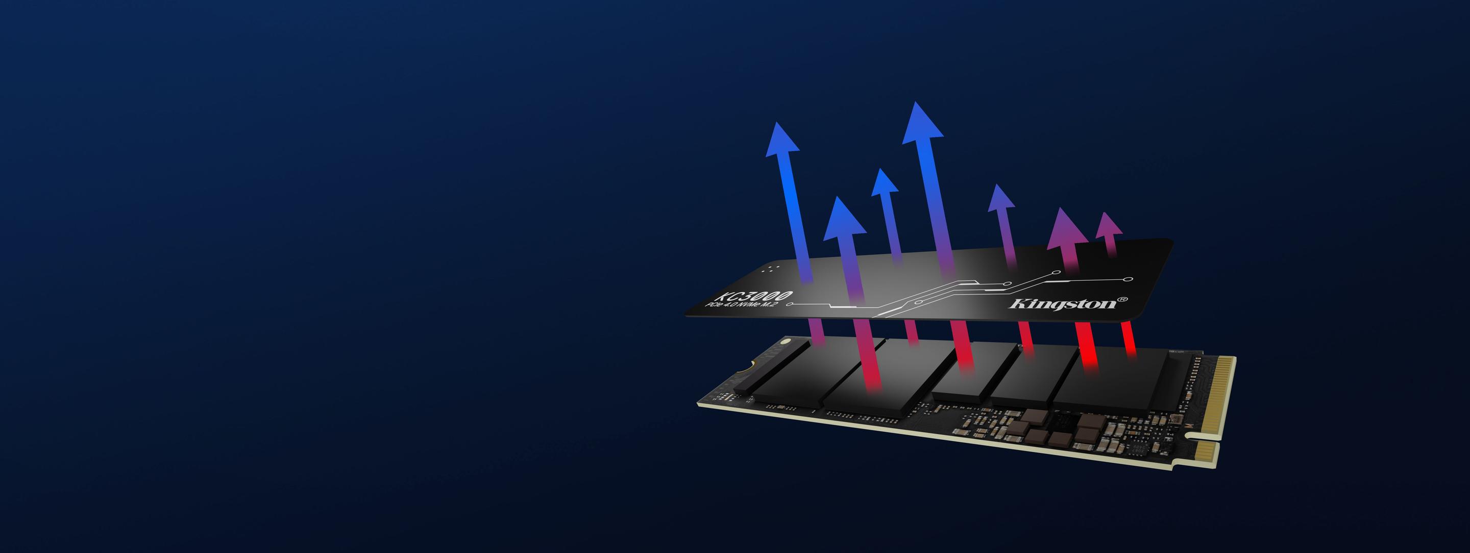 SSD KINGSTON KC3000 (1 TB - M.2 2280 - PCI Express 4.0 NVMe - Preto) — miniatura 8