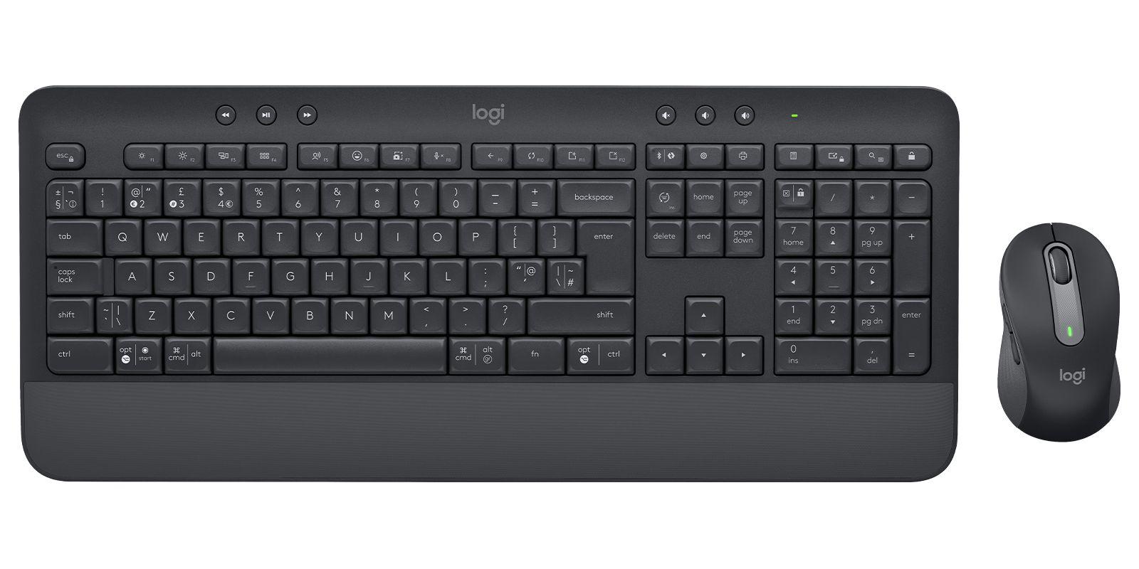 Conjunto de Teclado e Rato LOGITECH Signature MK650 for Business (Inglês - Interruptor de membrana - Tamanho completo - Grafite), miniatura 2