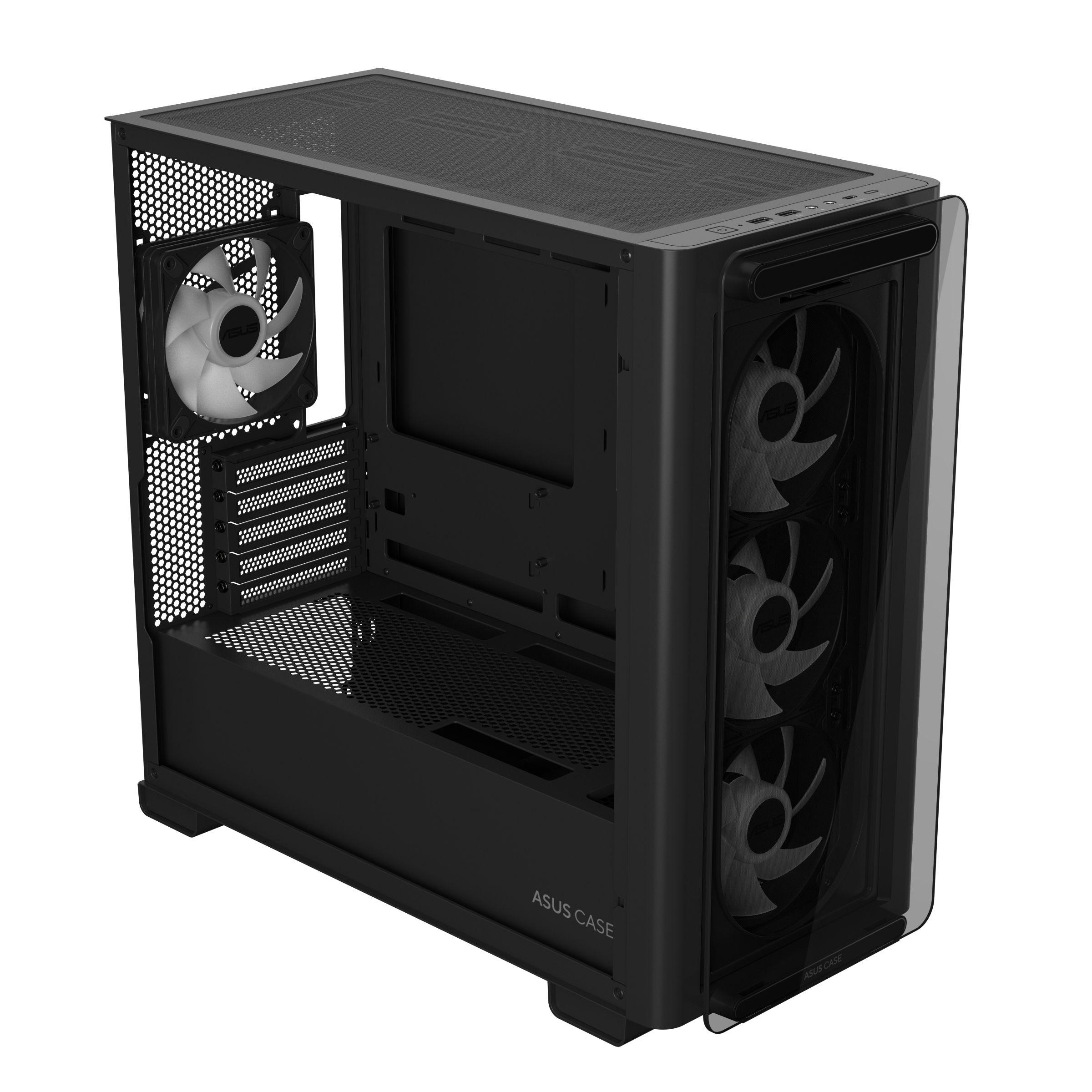 Caixa Micro-ATX ASUS A23 PLUS (micro-ATX, Mini-ITX - Micro Tower - micro-ATX, Mini-ATX - Preto) — miniatura 5