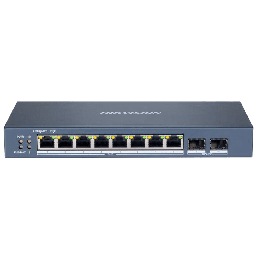 Switch PoE Gerível HIKVISION DS-3E1510P-SI (4,1 MB - 20 Gbit/s - L2 - Preto)