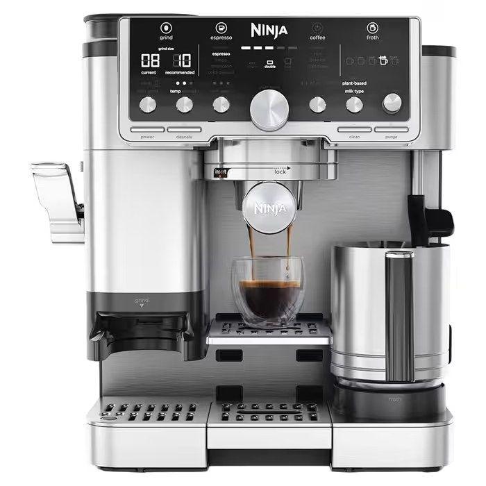 Máquina de Café Expresso NINJA ES701EU (Máquina de café expresso - 1650 W - Altura 37,7 cm - Preto e Aço Inoxidável), miniatura 2