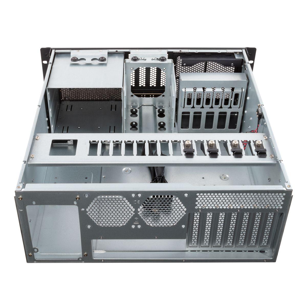 Caixa Rack Servidor UNYKACH UK 4329 (Rack - SGCC - Preto e Prateado) — miniatura 5