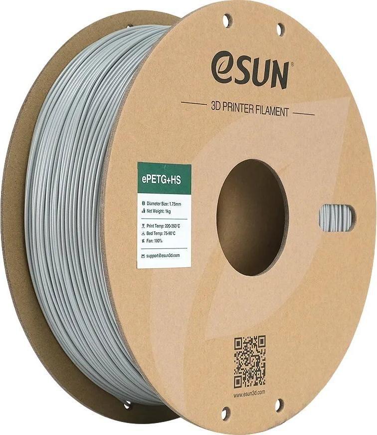 Filamento para Impressão 3D ESUN ePETG+HIGH SPEED (Prateado)