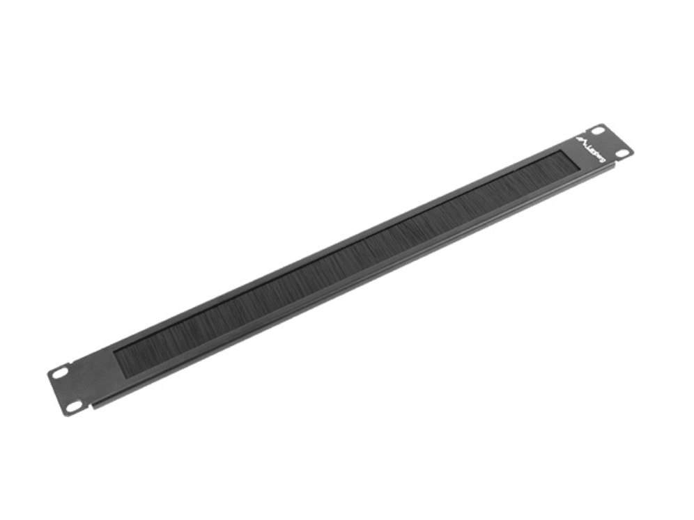 Painel de Escovas LANBERG AK-1101-B (1U - 19" - Preto)