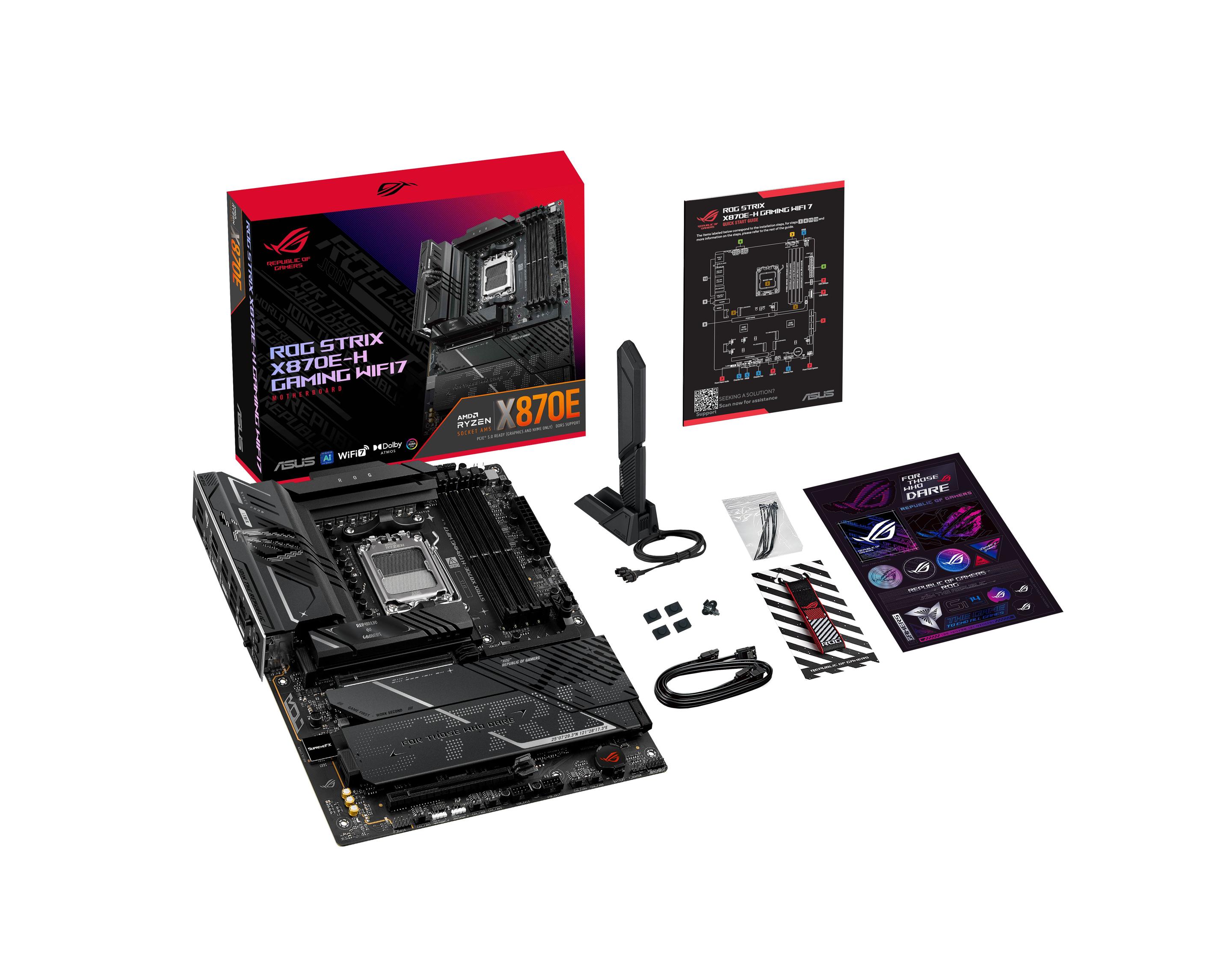 Motherboard ASUS ROG STRIX X870E-H GAMING WIFI7 (AM5 - ATX - Duplo canal - Preto), miniatura 13
