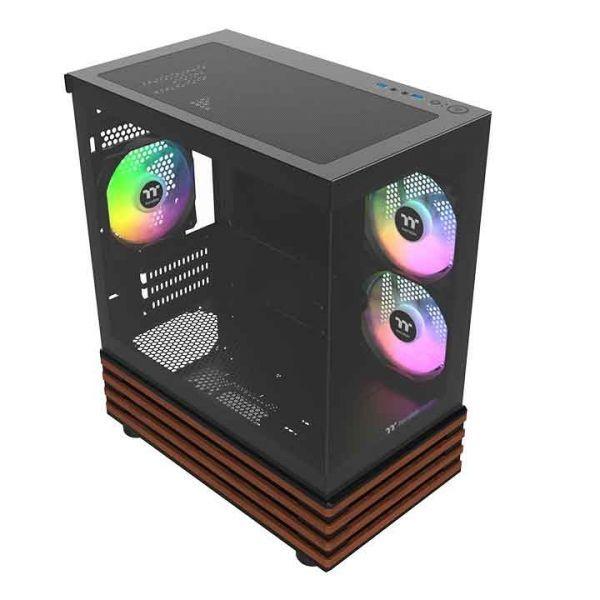 Caixa de Computador THERMALTAKE View 170 WS ARGB (micro ATX, Mini-ITX - PS2 - Micro Tower - Preto) — miniatura 5