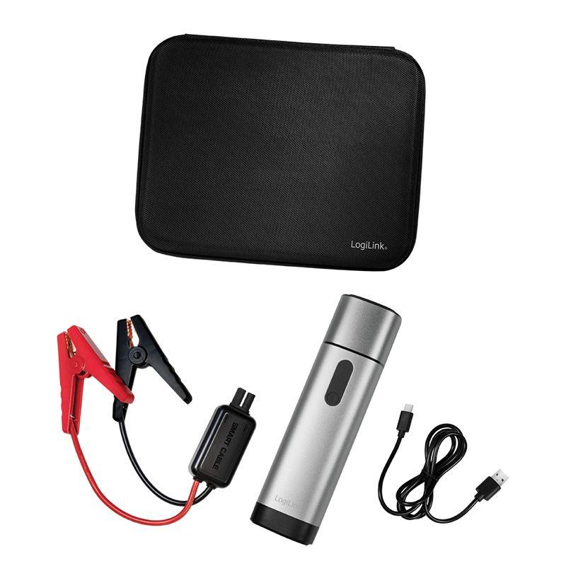 Arrancador de Bateria para Automóvel LOGILINK PA0266 (10000 mAh - USB Type-C - Metálico), miniatura 7