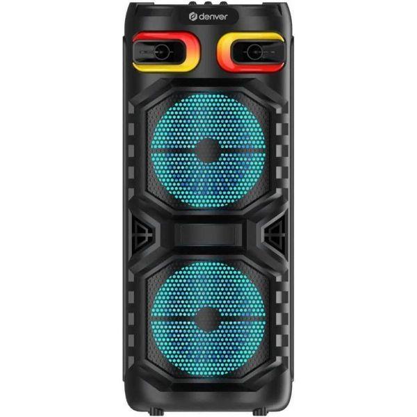 Coluna Portátil de Festa DENVER BPS-355 (Com fios e sem fios - Tablet / Smartphone - Preto), miniatura 2