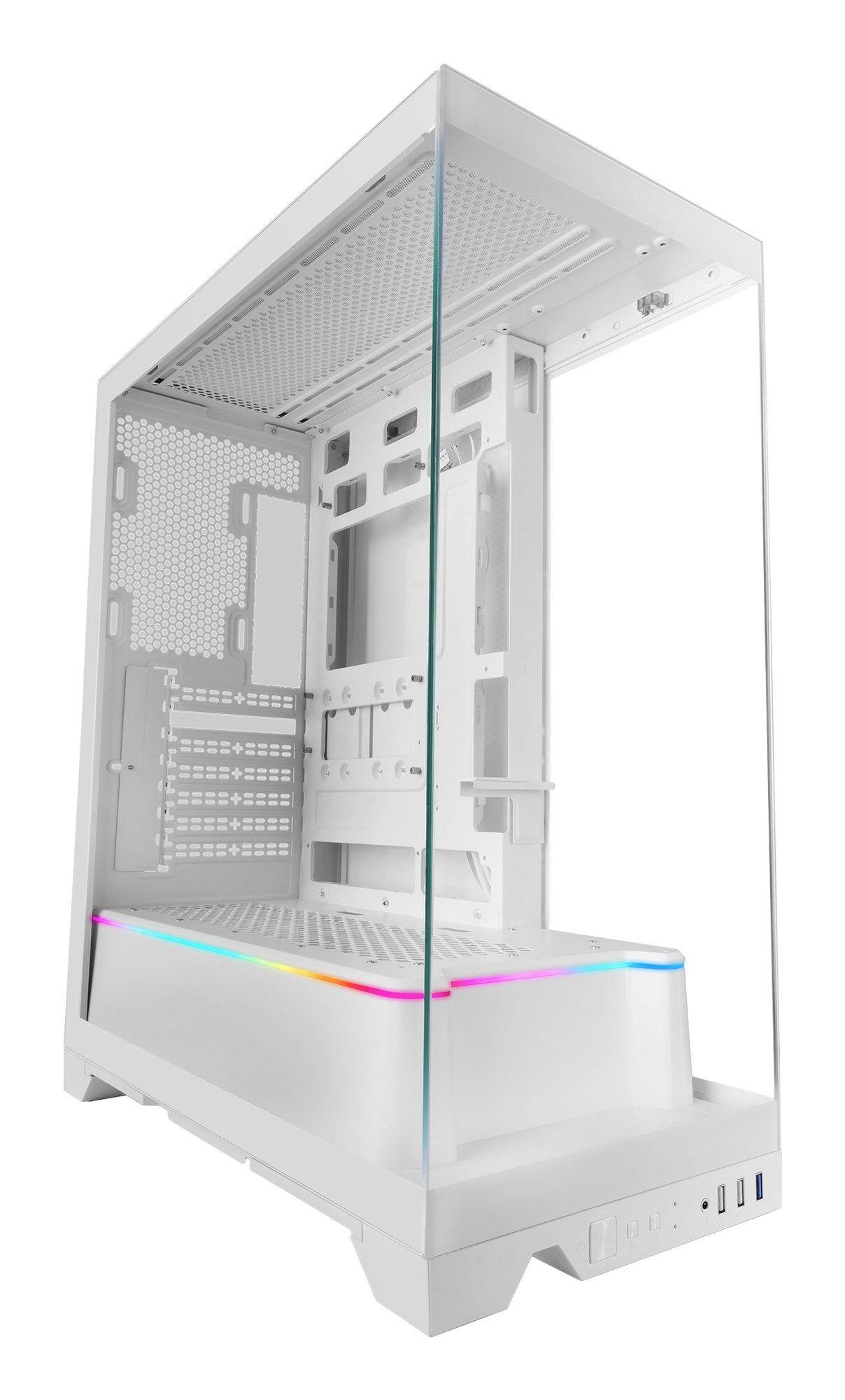 Caixa de Computador MARS GAMING MCPRISMAW (ATX, Micro ATX, Mini-ITX - Midi Tower - Vidro temperado - Branco) — miniatura 4