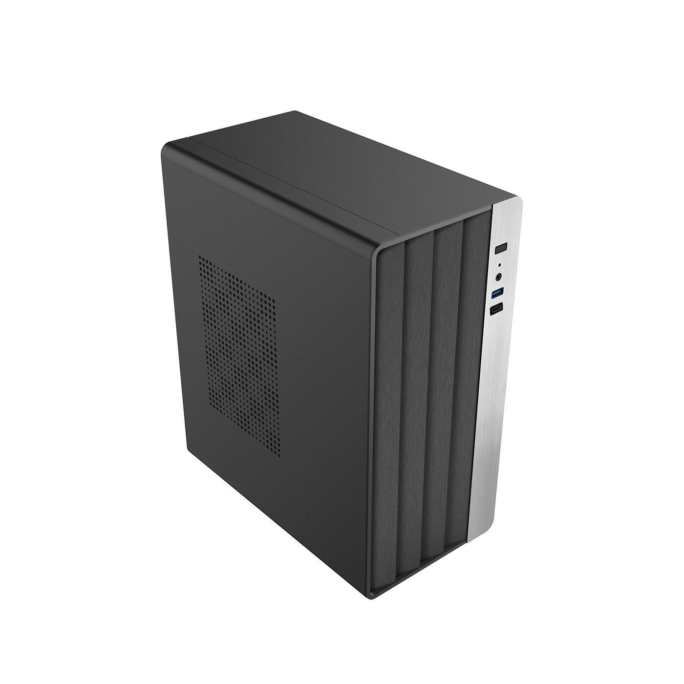 Caixa de Computador COOLBOX M870 (ITX, Micro ATX - 500 W - Midi Tower - Preto) — miniatura 3