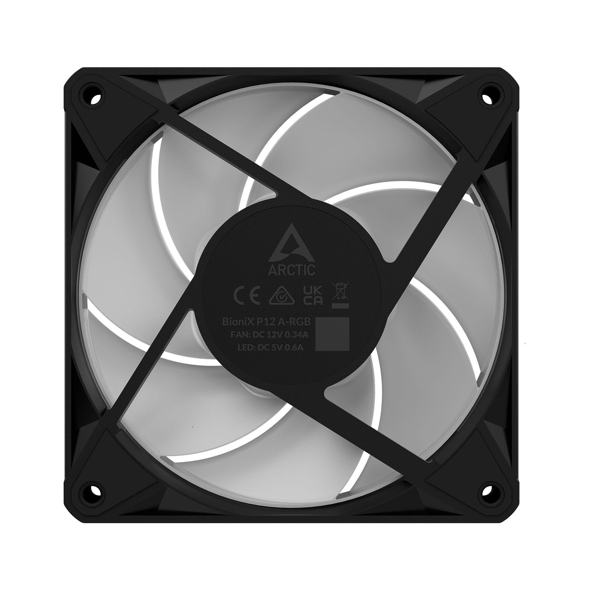 Ventoinha ARCTIC BioniX P12 A-RGB (Preto) — miniatura 6