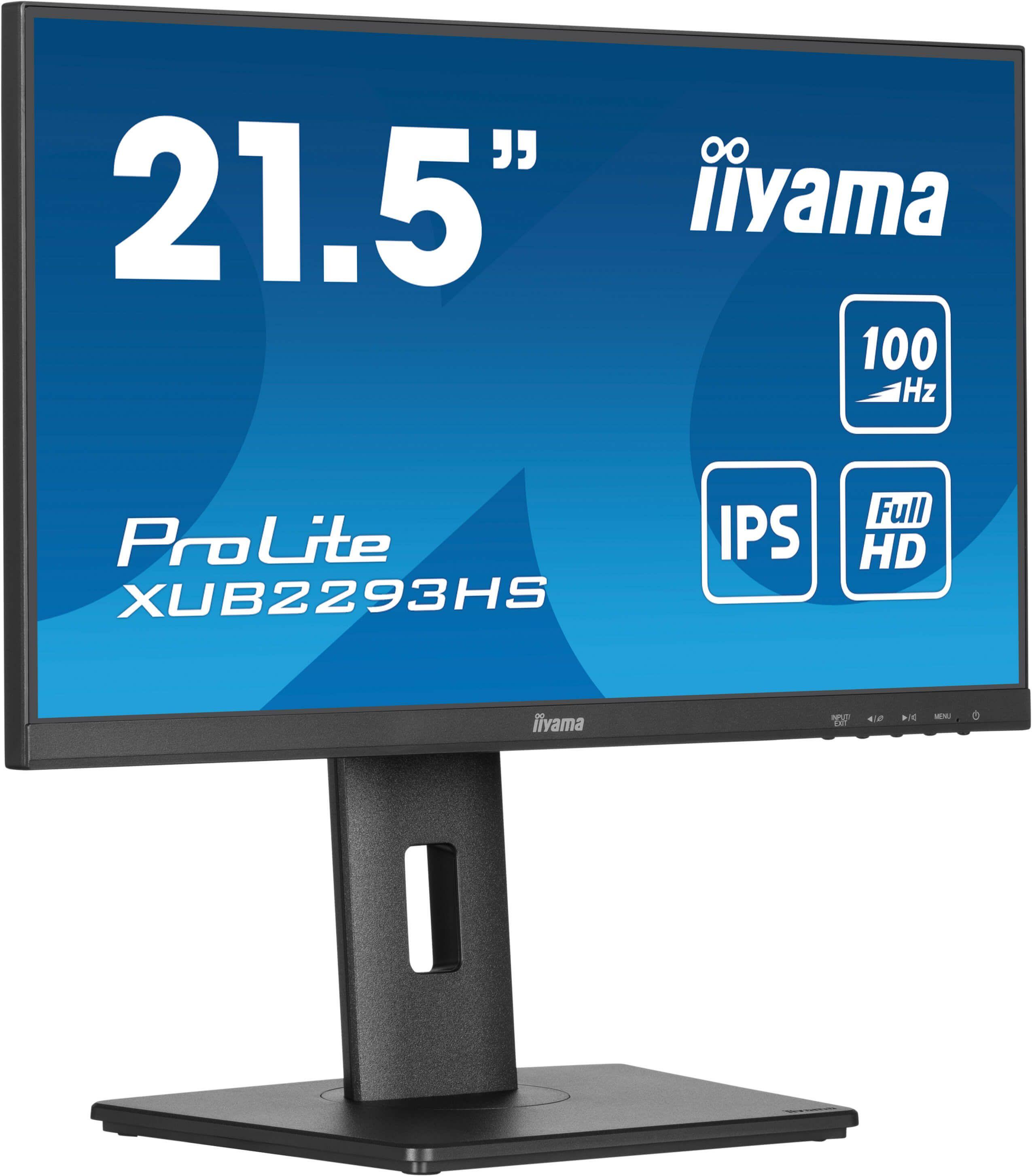 Monitor IIYAMA ProLite XUB2293HS-B6 (21,5" - IPS - 100 Hz - Preto)