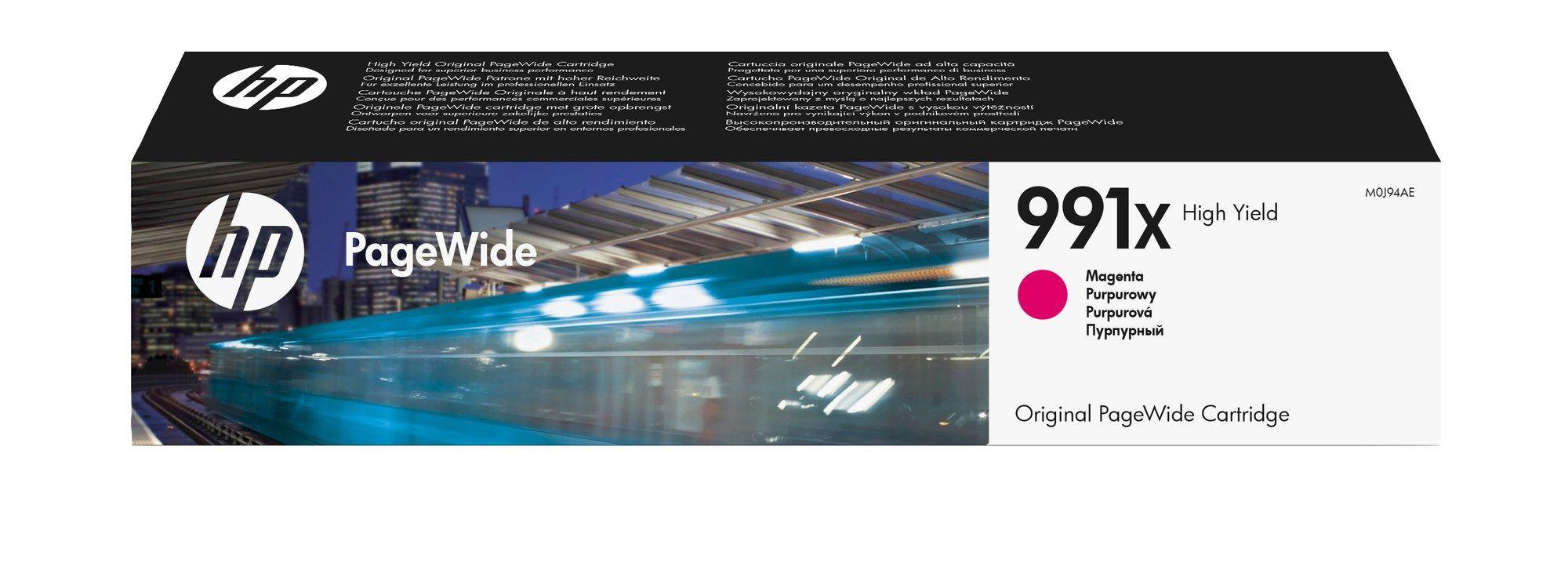 Tinteiro HP PageWide Pro 991X (16 000 páginas - Magenta)