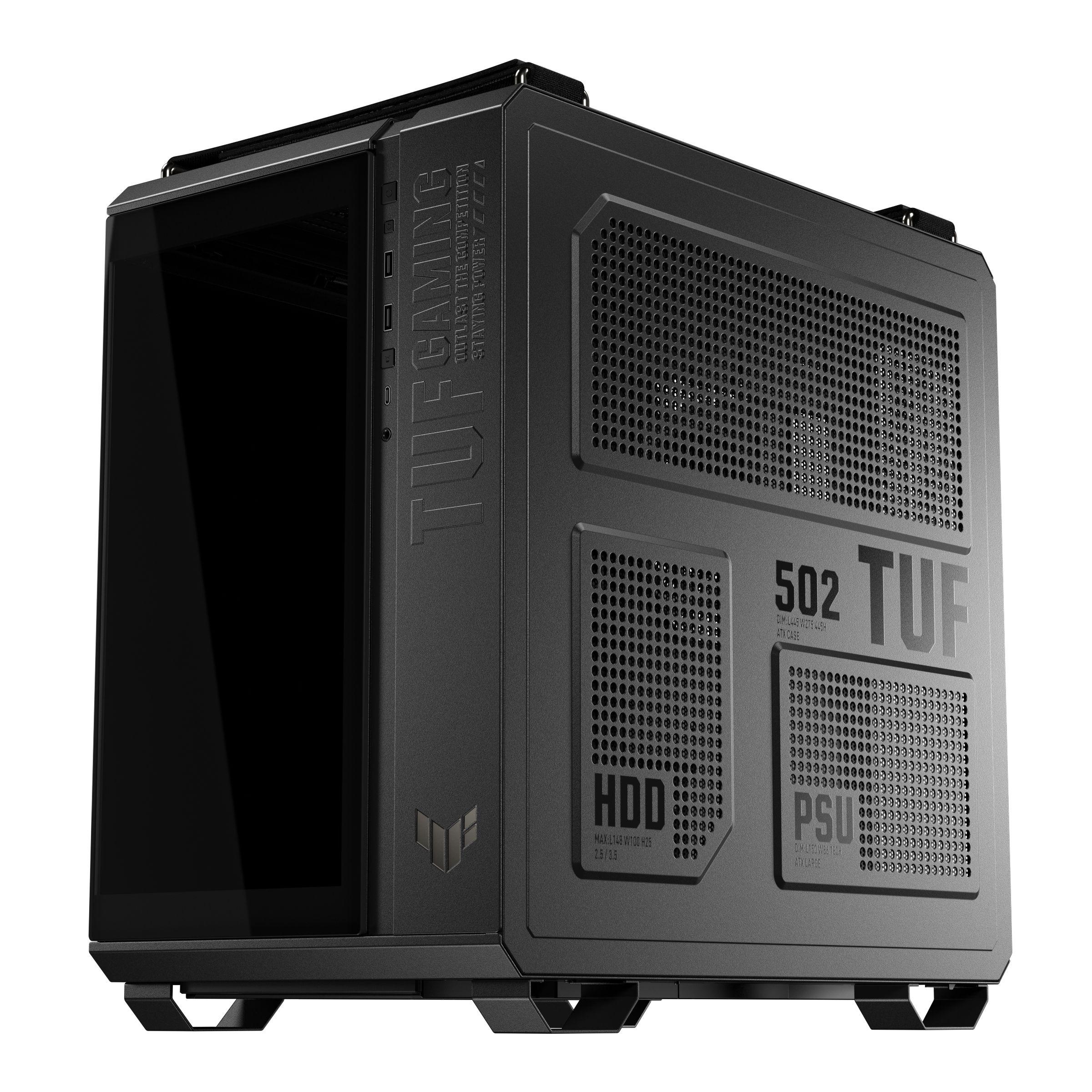 Caixa PC ASUS TUF Gaming GT502 Horizon TG ARGB (ATX, micro ATX, Mini-ITX - Midi Tower - 16,3 cm - Preto) — miniatura 10