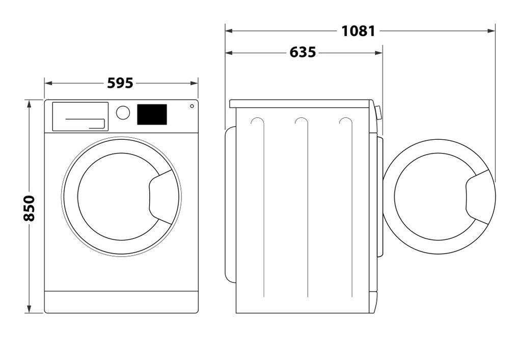 Máquina de Lavar Roupa Independente WHIRLPOOL FFB10489BVSPT (1400 RPM - B - 45 l - Branco), miniatura 11