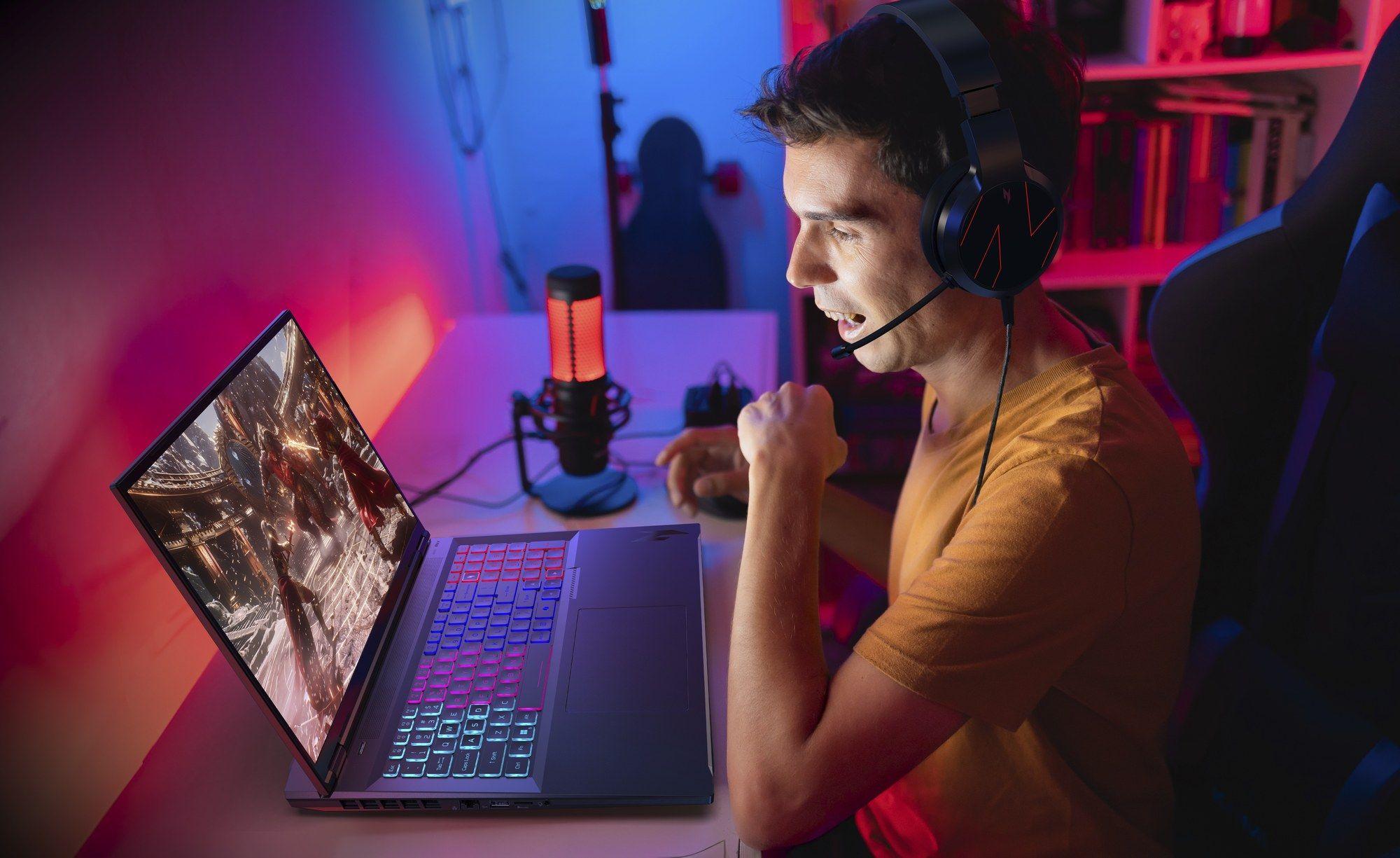 Computador Portátil Gaming ACER Nitro 18 AI AMD AN18-61-R10V (Windows 11 Home, 64 bits - AMD Ryzen AI 7 PRO - 16 GB - Preto), miniatura 7