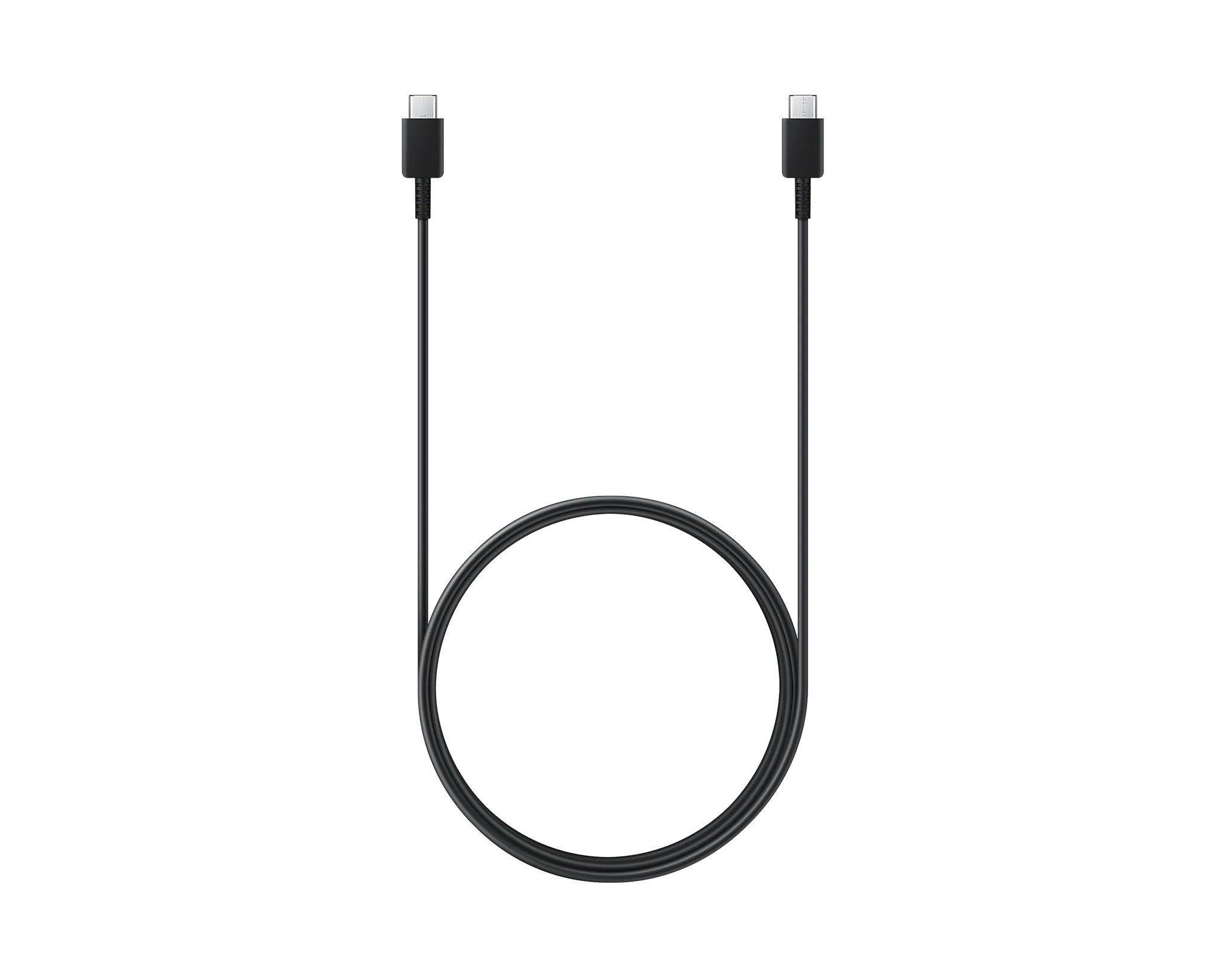 Cabo USB-C SAMSUNG EP-DX310JBEGEU (1,8 m - USB C - Preto)
