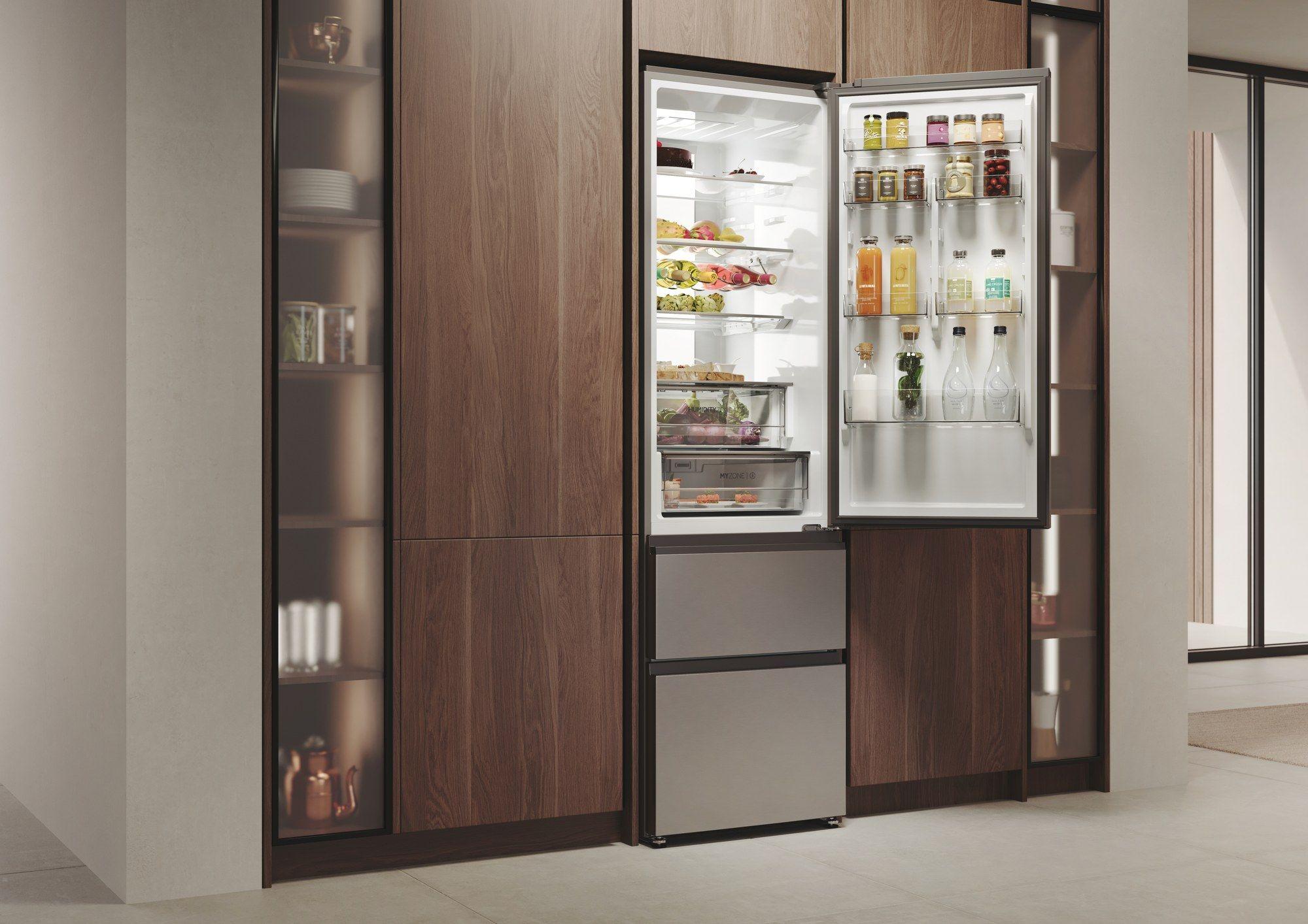 Frigorífico Combinado Independente HAIER HTW7620ANMG (414 L - 205x59,5x66,7 cm - 205 cm - Inox), miniatura 16