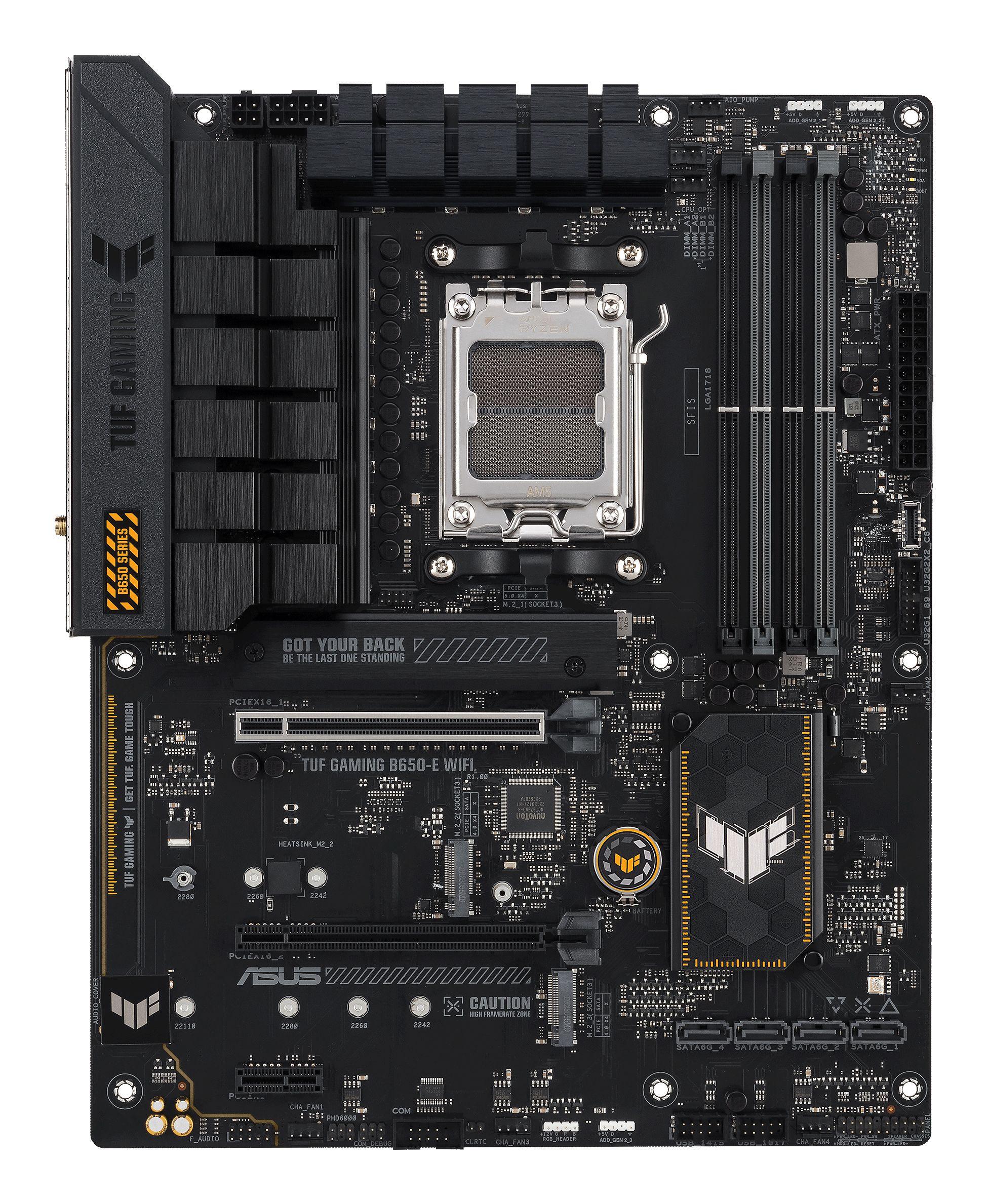 Motherboard ASUS TUF GAMING B650-E WIFI (AM5 - ATX - Duplo canal - Preto), miniatura 3