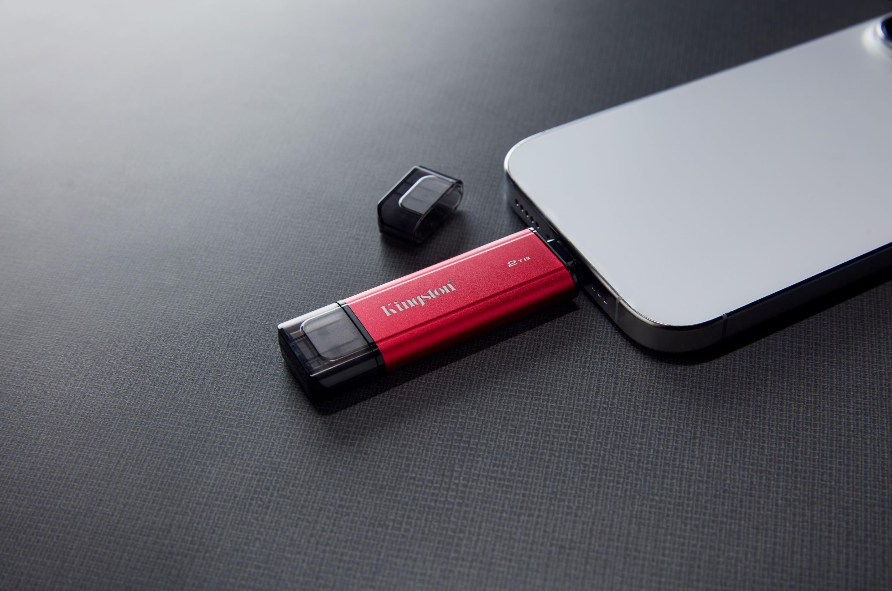 SSD KINGSTON Dual Portable SPSD/2TB (2 TB - Portátil - USB 3.2 Gen 2 - Preto e Vermelho), miniatura 13