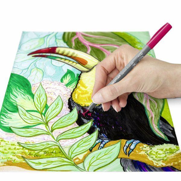 Conjunto de 4 Canetas Pincel STAEDTLER Design Journey 371 BK4-2 (Cores Sortidas), miniatura 4