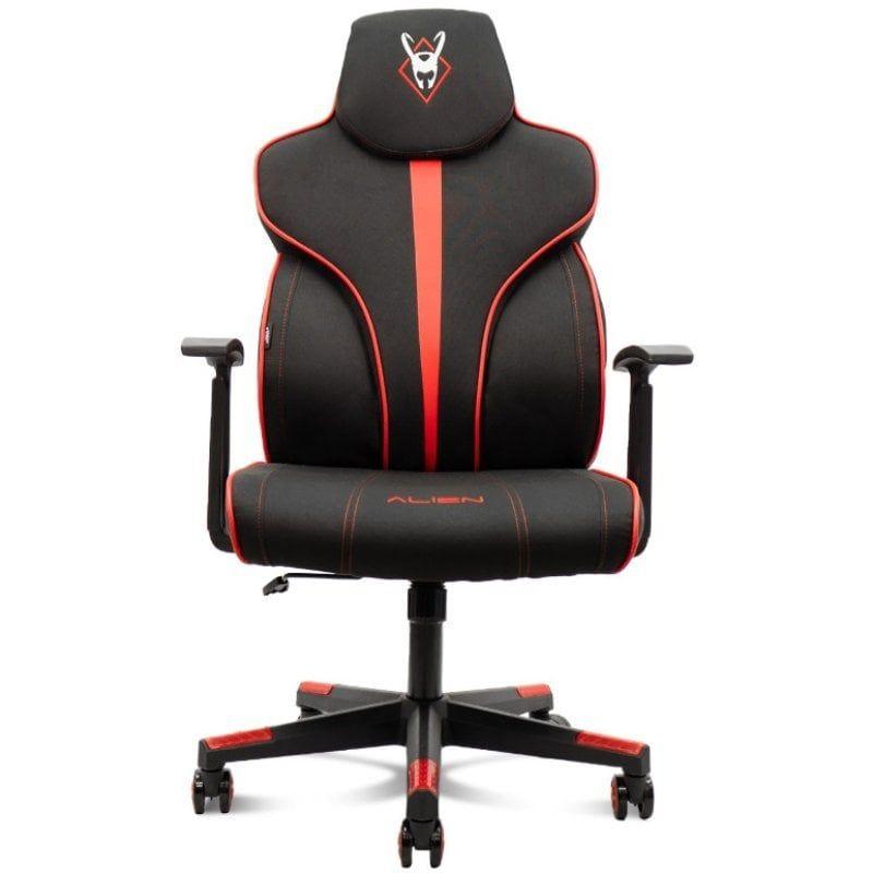 Cadeira Gaming WOXTER Stinger Station Alien (150 kg - Preto/Vermelho)