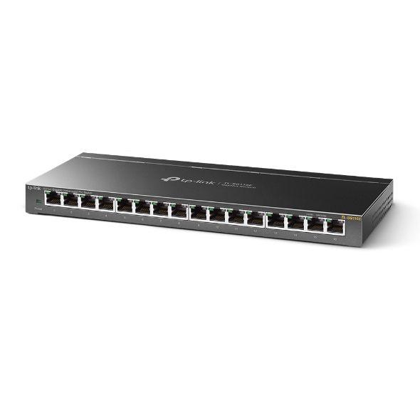 Switch TP-LINK TL-SG116E V1 (Gigabit Ethernet - 4,1 MB - 32 Gbit/s - Preto)